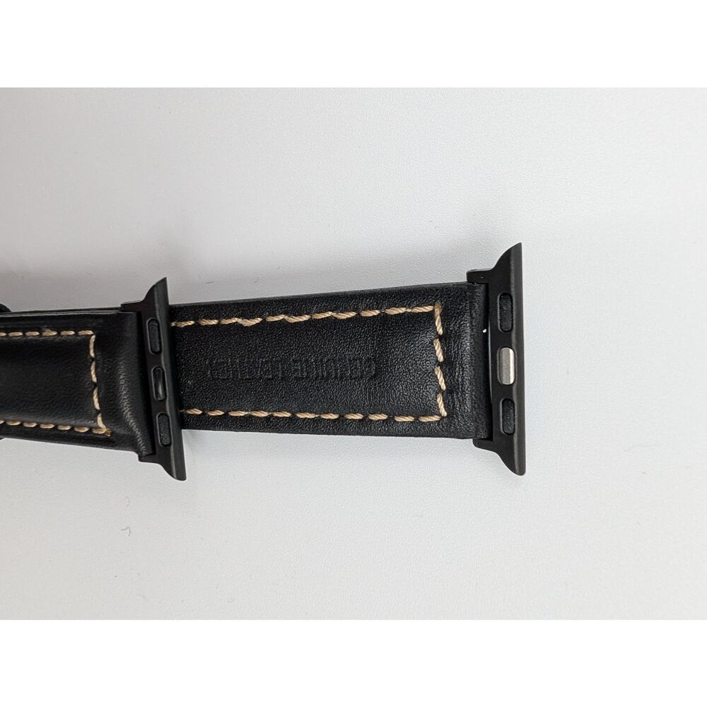 Posh Tech Apple Watch Band Black Yellow White Set of 2 - Picture 6 of 8